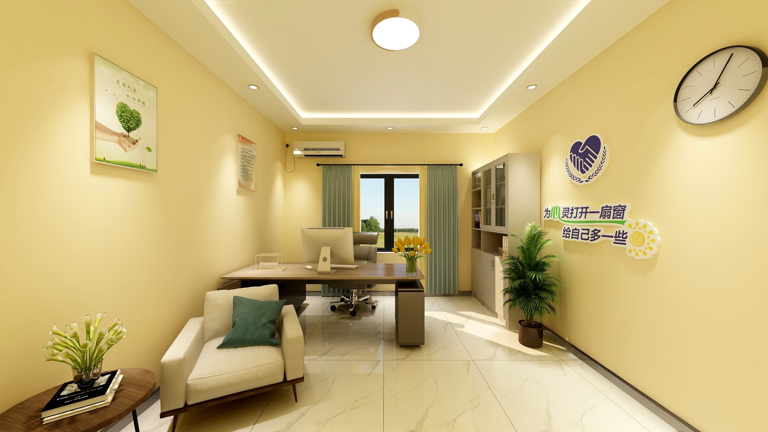 心理咨询室的建设(图1) 办公接待室.jpg